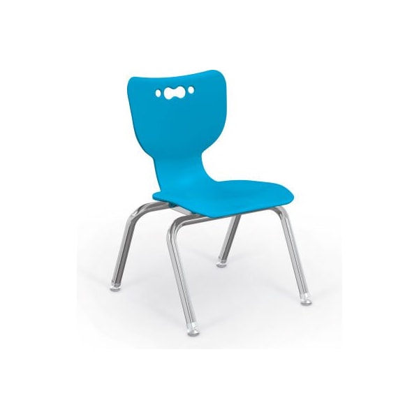 Balt Hierarchy 12 Plastic Classroom Chair - Set of 5 - Blue
